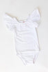 white-s-s-flutter-sleeve-leotard Mila &  Rose - Sophia's Style--3T--4